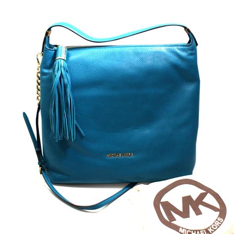 turquoise michael kors bag shoulder